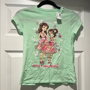 Place Light Green 'Just Like Mom' Graphic Tee